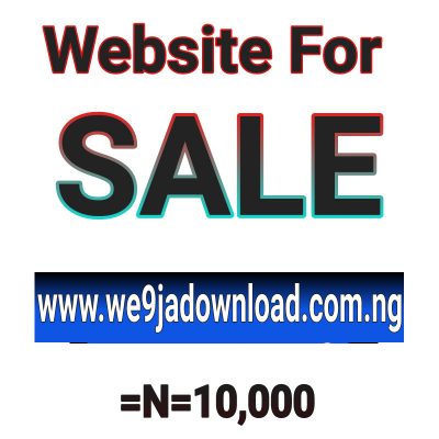 Website for sale =N=10,000 | Real MonEy Studio